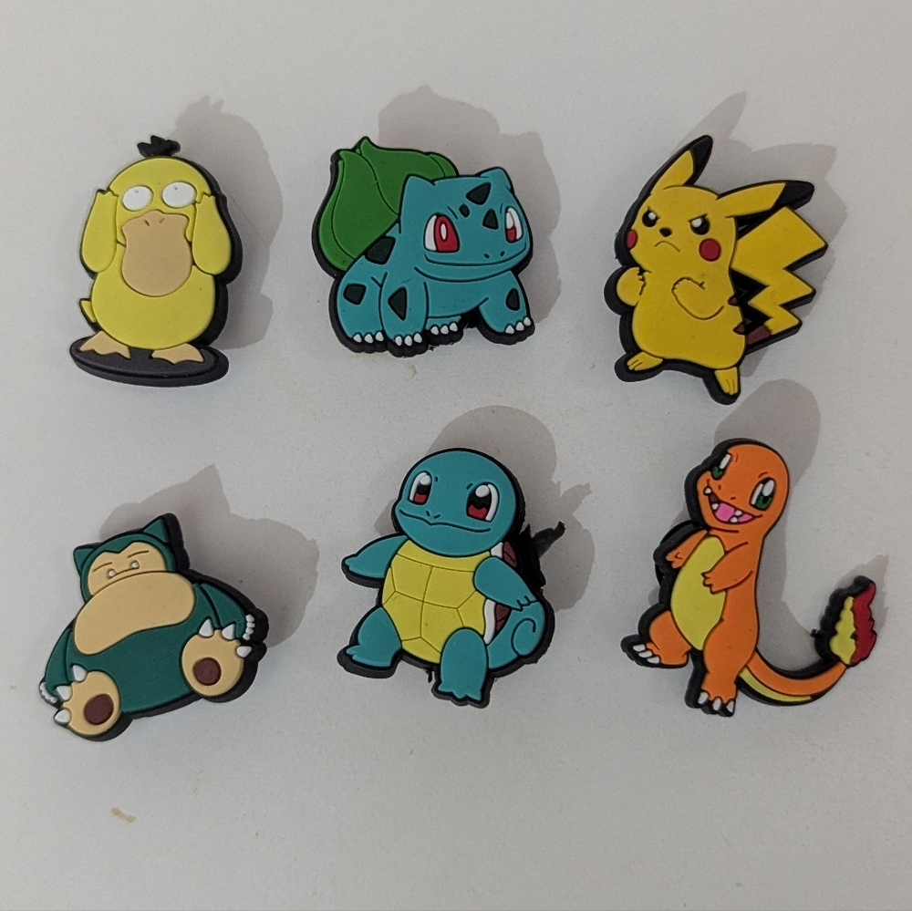 6pc Pokemon Show Charms